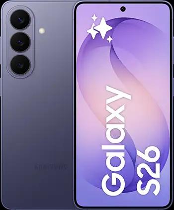 Galaxy S26 Front Cobaltviolet