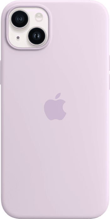 iPhone 14 Plus Starlight Lilac Silicone Case with MagSafe Pure Back Screen USEN iPhone 14 Plus Starlight Lilac Silicone Case with MagSafe Pure Back Screen USEN