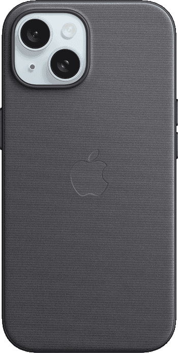iPhone 15 Black FineWoven Case with MagSafe 1 iPhone 15 Black FineWoven Case with MagSafe 1