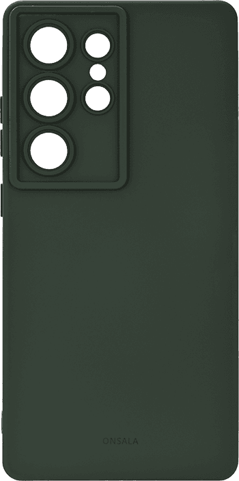 ONSALA Samsung S25 Ultra 5G Phone Case Back Silicone Touch Recycled Olive Green ONSALA Samsung S25 Ultra 5G Phone Case Back Silicone Touch Recycled Olive Green