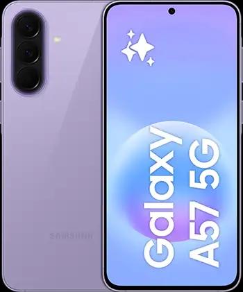 Galaxy A57 5G Front Awesome Lilac Galaxy A57 5G Front Awesome Lilac