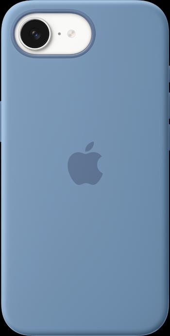 iPhone 16e Silicone Case vinterblaa 1 iPhone 16e Silicone Case vinterblaa 1