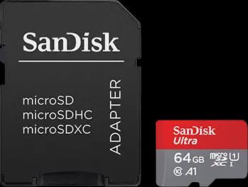 SANDISK MicroSDXC Mobile Ultra 64GB 140MB s UHS I Adapter SANDISK MicroSDXC Mobile Ultra 64GB 140MB s UHS I Adapter