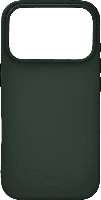 ONSALA iPhone 17 Pro Phone Case with Silicone Feel Olive Green ONSALA iPhone 17 Pro Phone Case with Silicone Feel Olive Green
