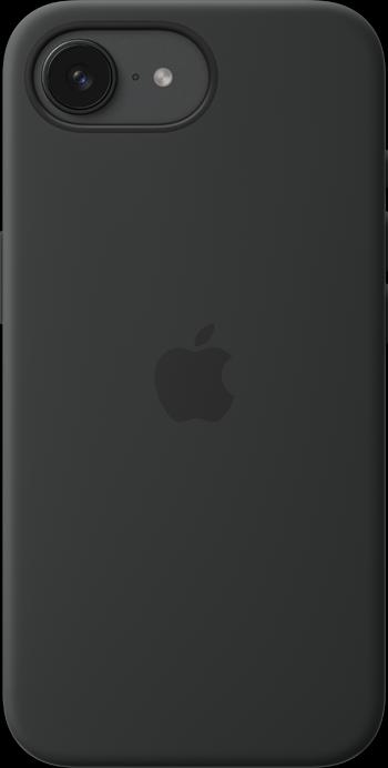 iPhone 16e Silicone Case svart 1 iPhone 16e Silicone Case svart 1