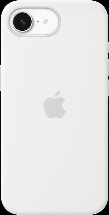 iPhone 16e Silicone Case hvit1 iPhone 16e Silicone Case hvit1