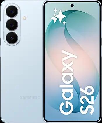 Galaxy S26 Front Skyblue Galaxy S26 Front Skyblue