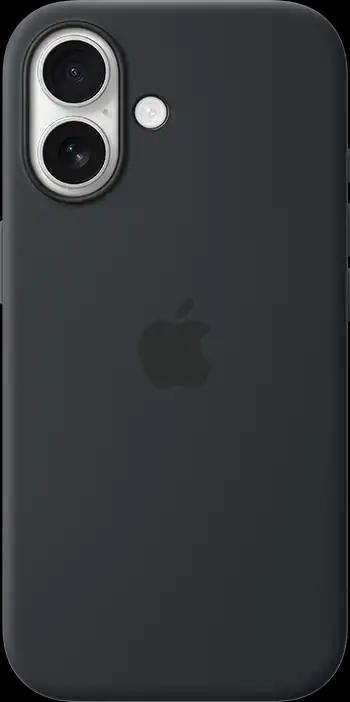 iPhone 17 - Black - Silicone Case with MagSafe - Pure Back iPhone 17 - Black - Silicone Case with MagSafe - Pure Back