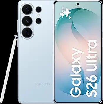 Galaxy S26 Ultra Front Skyblue