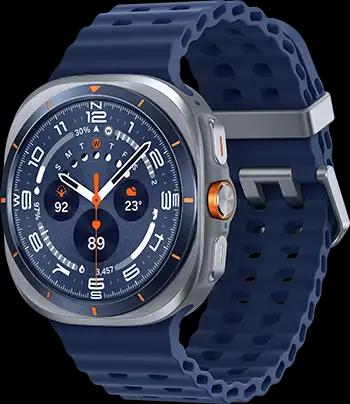Samsung Galaxy Watch Ultra 001 Front Titanium Blue Samsung Galaxy Watch Ultra 001 Front Titanium Blue