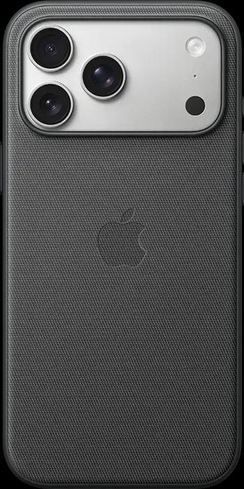 iPhone 17 Pro Max Silver - Black - TechWoven Case with MagSafe Pure Back iPhone 17 Pro Max Silver - Black - TechWoven Case with MagSafe Pure Back