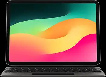 Magic Keyboard for iPad Air 11 inch Black Pure Front Magic Keyboard for iPad Air 11 inch Black Pure Front