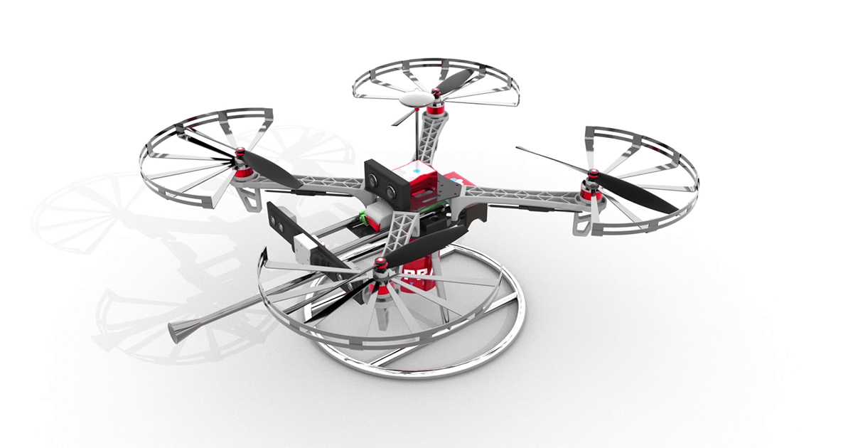 Bakgrunnsbilde for Maler høybygg med drone