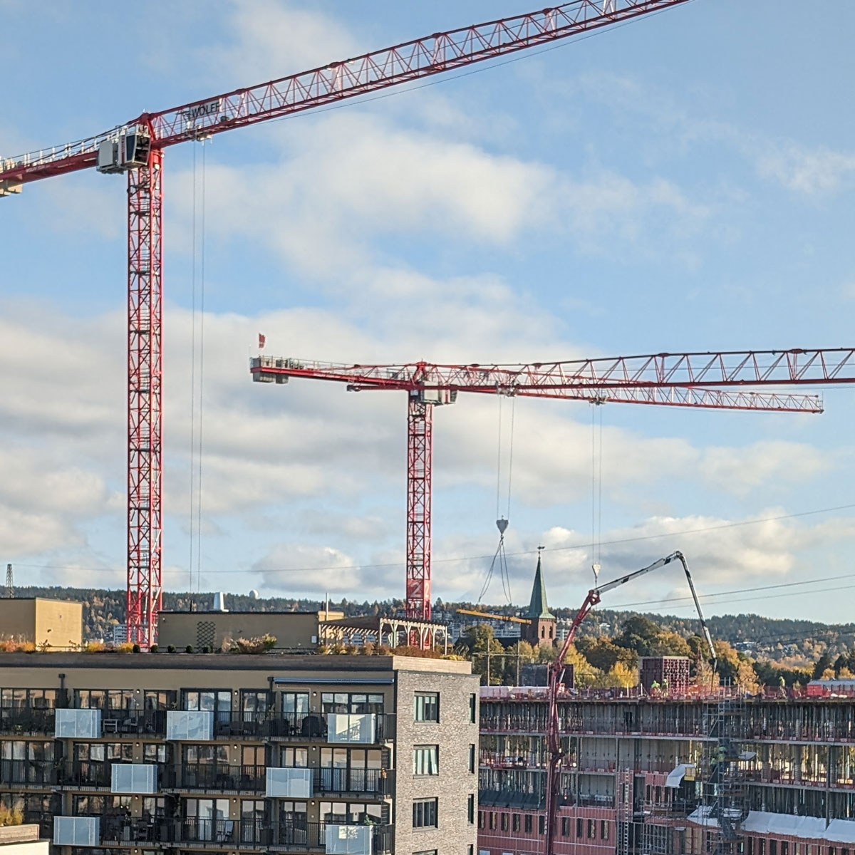 Bilde av kran, tatt med Google Pixel 8 Pro
