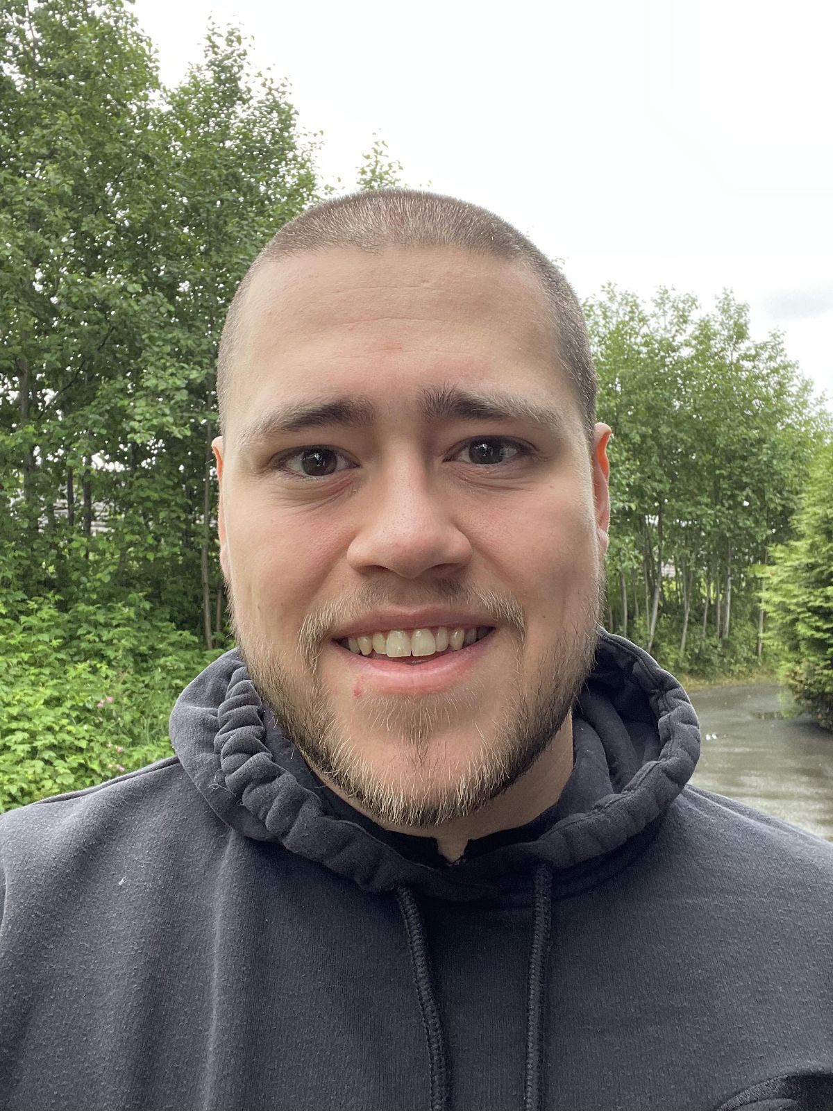 Selfie av Mikael, proffgamer i Bitfix.