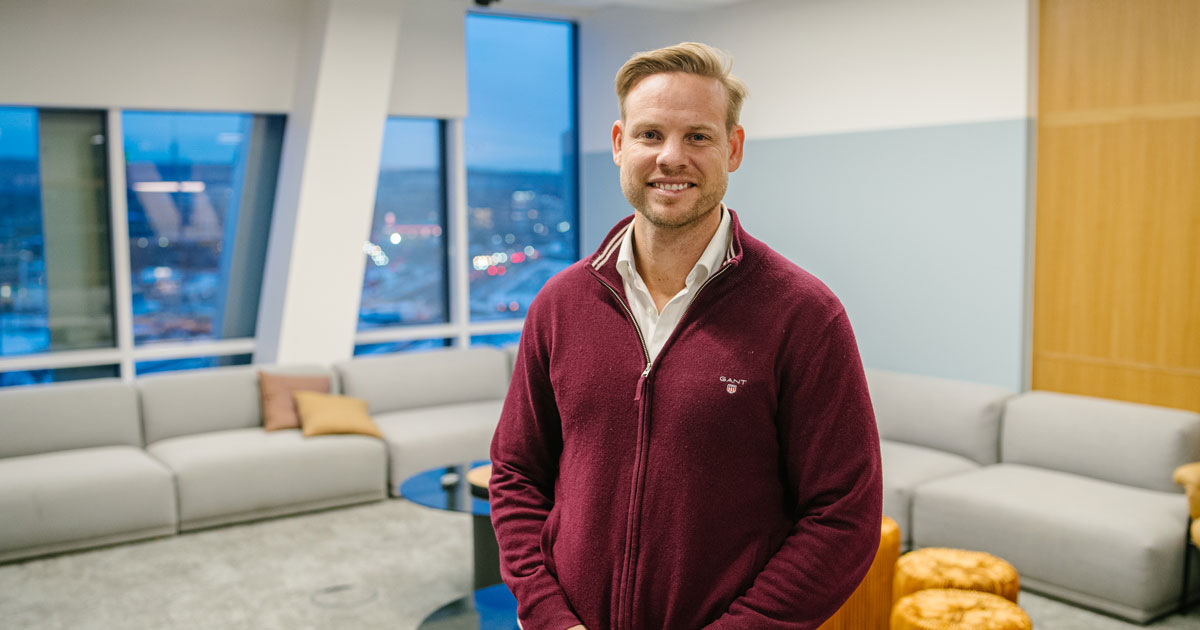 Christopher Hoftun er en av gründerne bak FourPro Solutions.