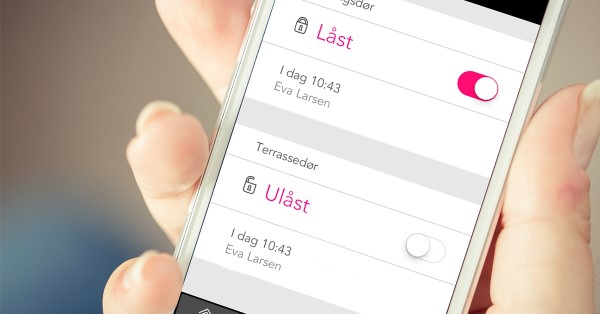 Smarthjem. Nå kan du snart fjernstyre alt i hjemmet ditt med mobilen. Foto: TrioVing a.s.