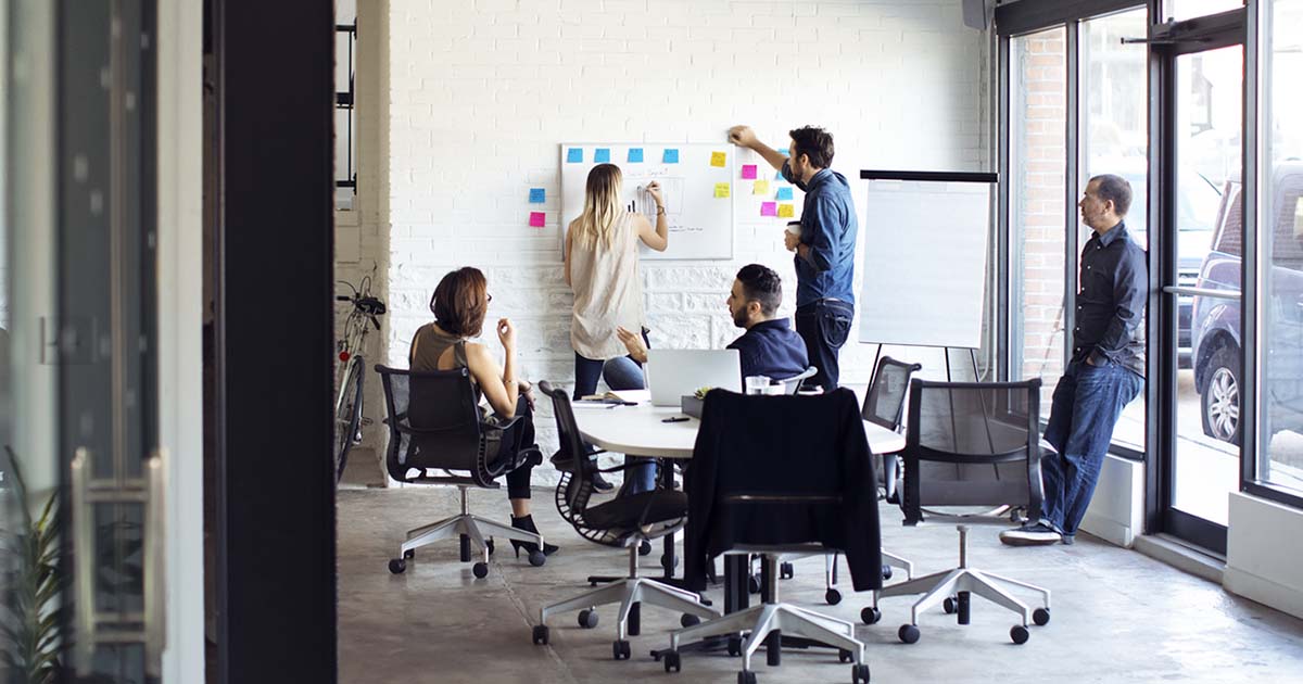 Startups i møterom