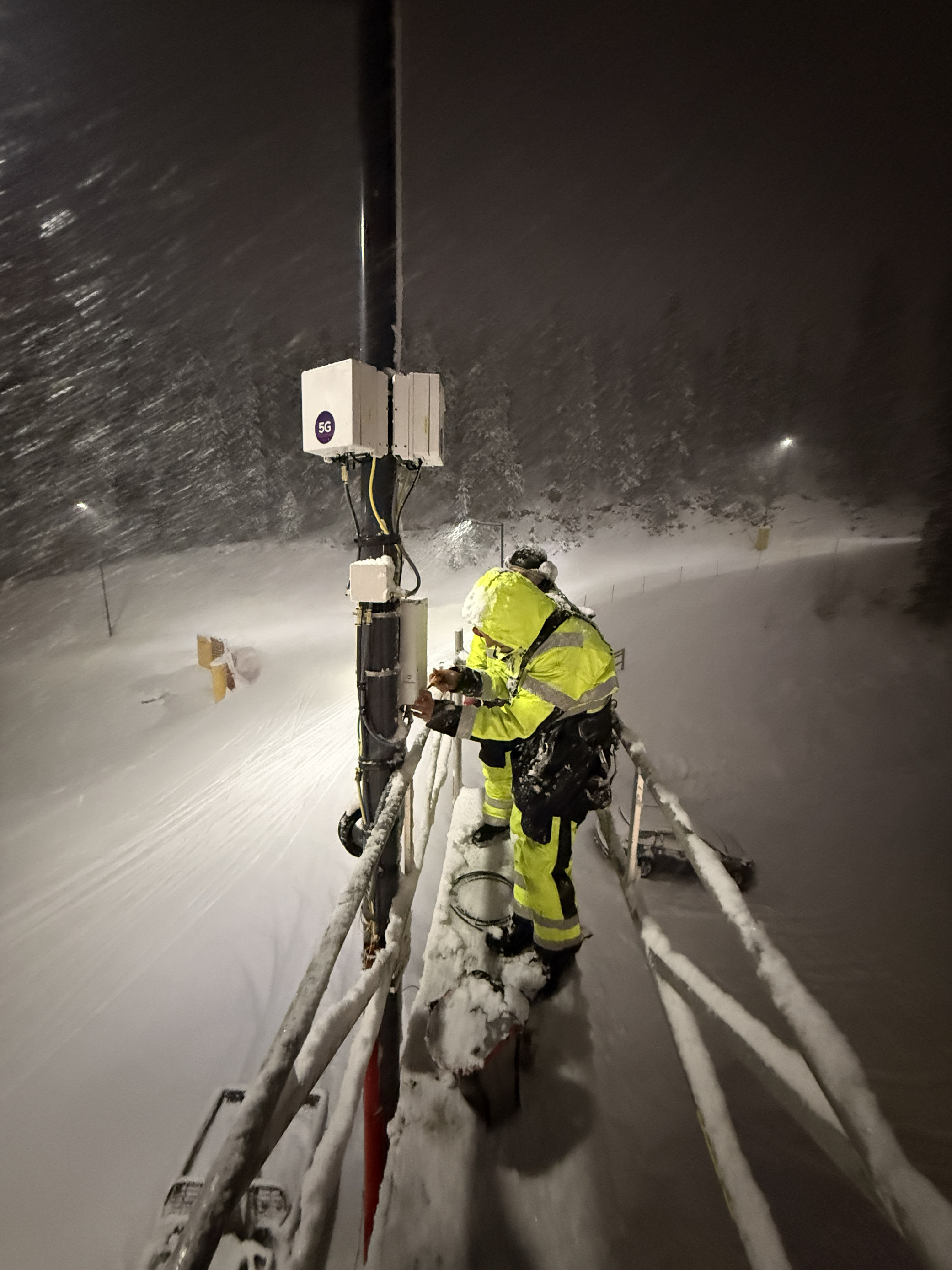 SPENNENDE TESTFASE: 5G Stand Alone innebærer store investeringer i Telias kjerneinfrastruktur. Servere, datasentre og støttesystemer oppdateres og oppgraderes for å støtte den nye funksjonaliteten.