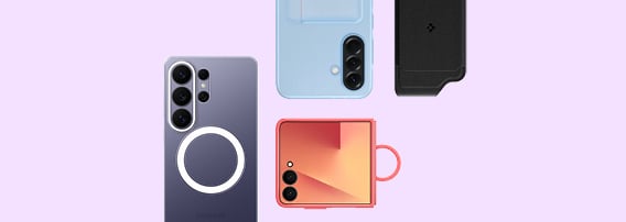 Diverse originale deksler fra Samsung