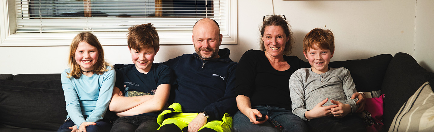 Familien Fodstad Anjer testet 5G i ett år.