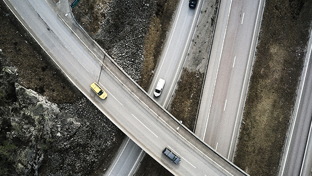 Motorvei og bru