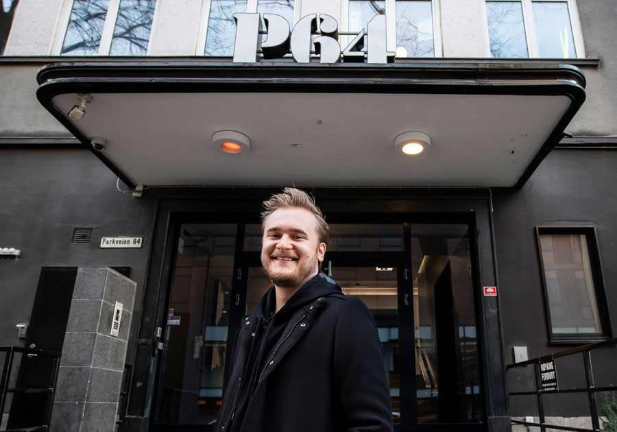 Marius Midttun i borettslaget Parkveien 64