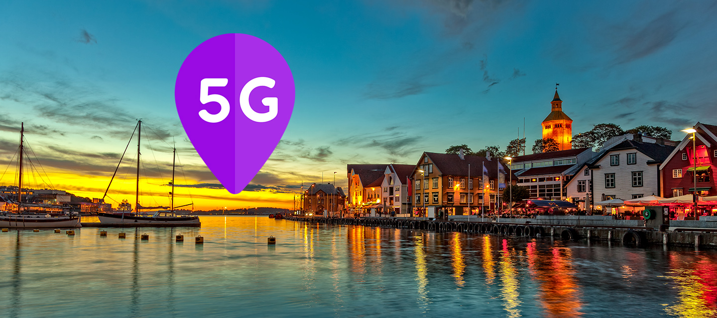 Stavanger får 5G fra Telia