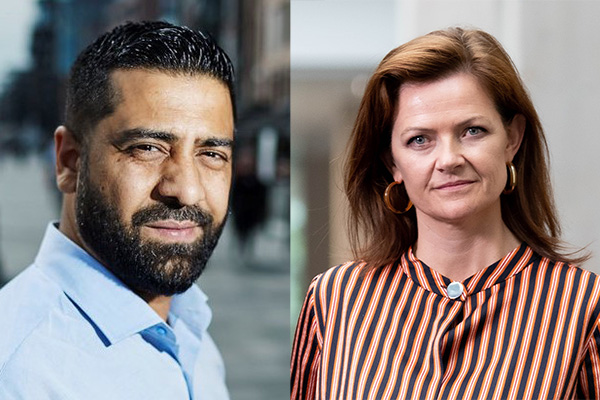 Osman Mohammad og Astrid Hvattum