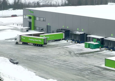 Posten Bring sin nye terminal i Drøbak