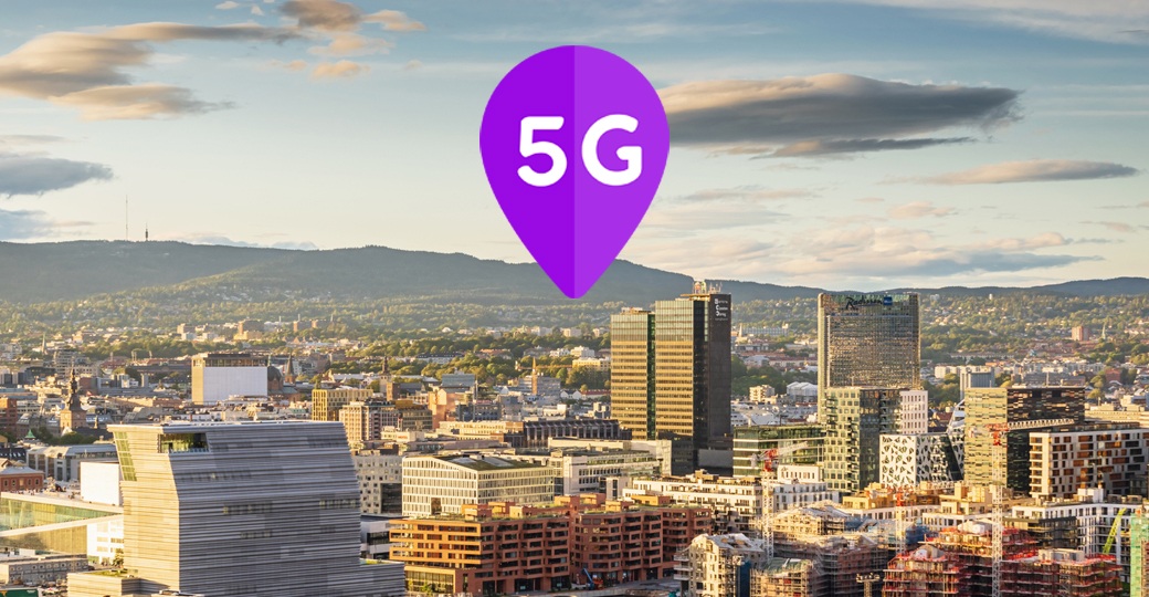 Bakgrunnsbilde for Nå har 5G kommet til Oslo