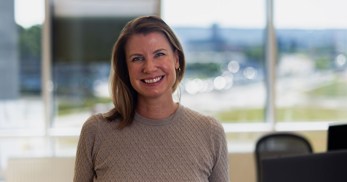 Anett Schei er leder for Telias miljø for digital selvbetjening i Norge.