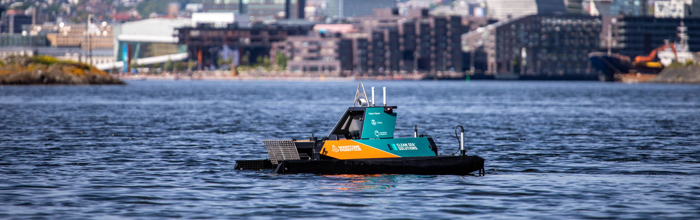 Bakgrunnsbilde for Gjør havet renere med droner og smarte brygger 