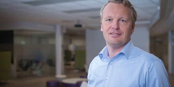 Leder for bedriftsmarkedet i Telia Norge, Jon Christian Hillestad.