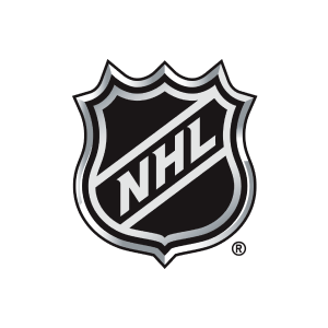 Black and white NHL shield logo.