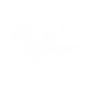 White MotoGP logo featuring a stylized checkered flag and "motogp" text on a green background.