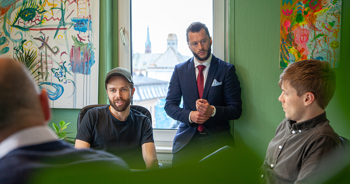 Telia Startup på besøk hos Learn Link.