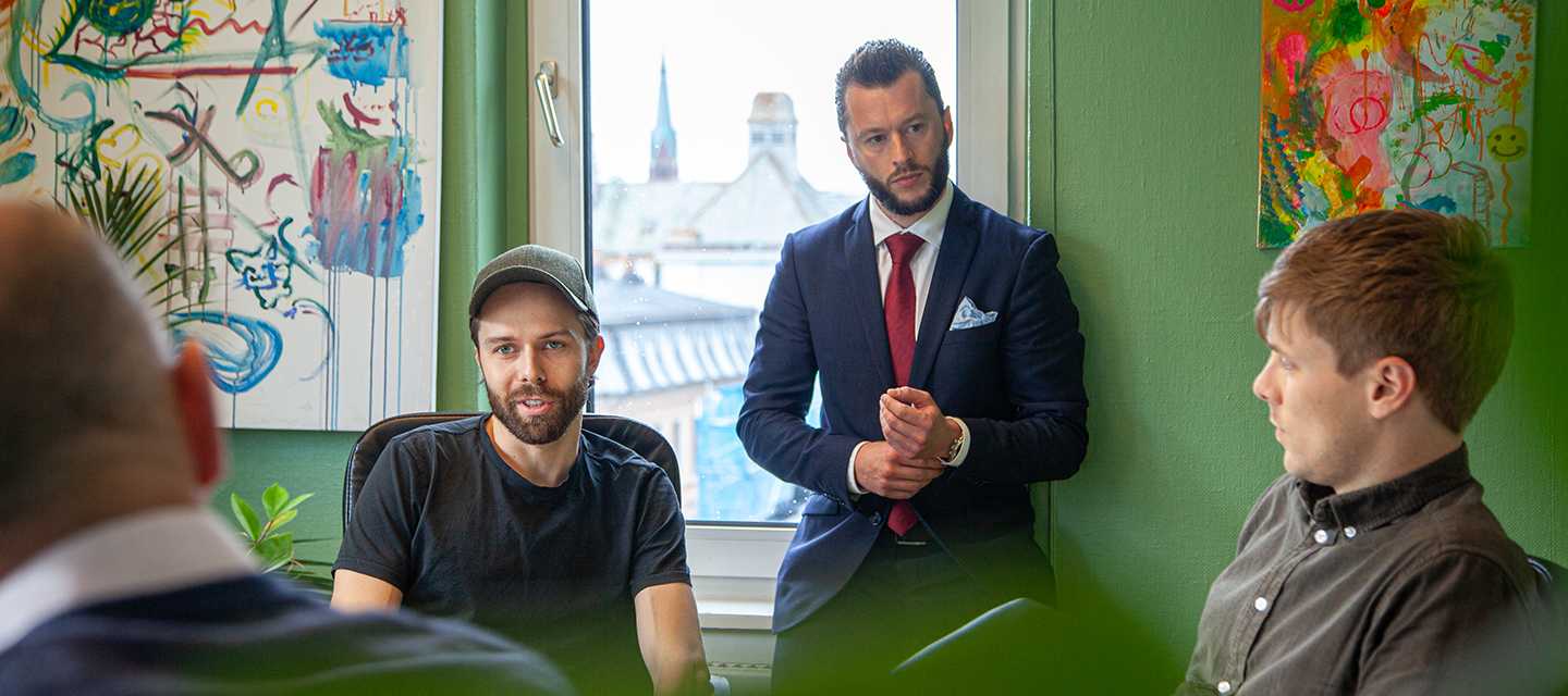Telia Startup på besøk hos Learn Link.