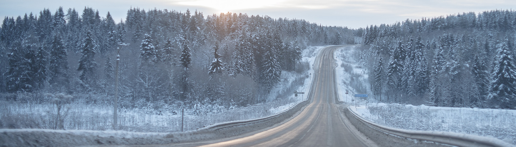 Motorvei, snø