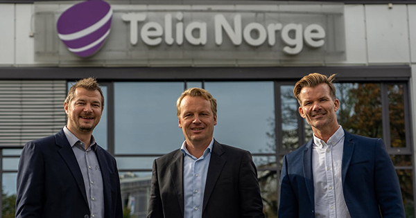 Einar Aaland fra StalkIT sammen med Jon-Christian Hillestad og Frode Hegglund fra Telia Norge