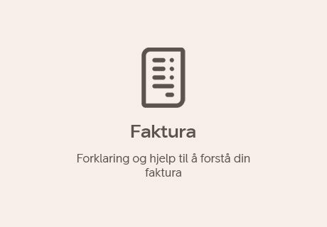 Faktura, Forklaring og hjelp til å forstå din faktura