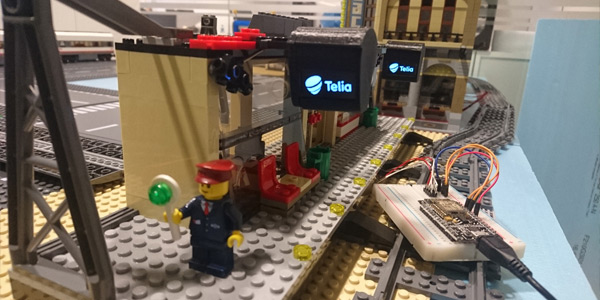 Selvkjørende tog i Telia Town, Telias egen lego-smartby