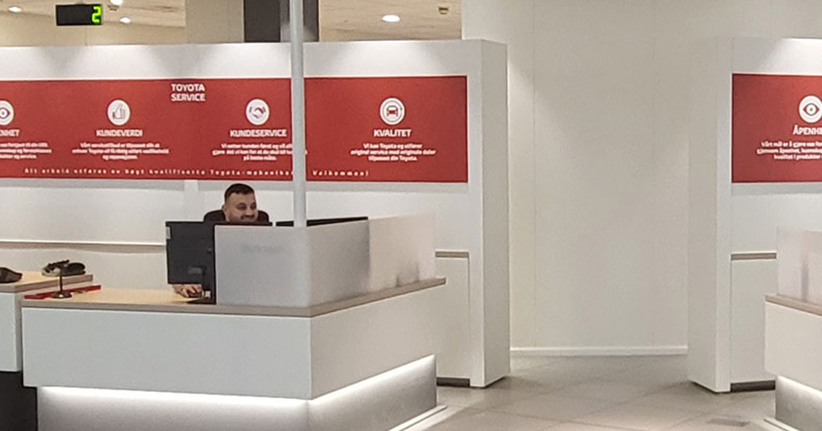 Toyota Oslo bedret kundebehandlingen med et tastetrykk