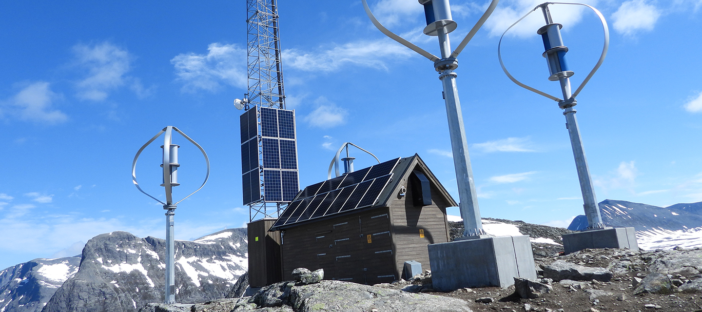 5G basestasjon Telia på Trollstigen