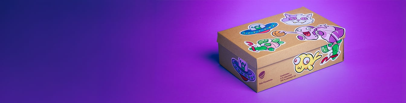 Bakgrunnsmedium i banneren for Pauseboksen