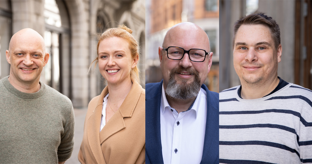 Thommy Tellefsen, Caylie Mørch, Johan C. Haveland og Jens Inge Ingvaldsen.