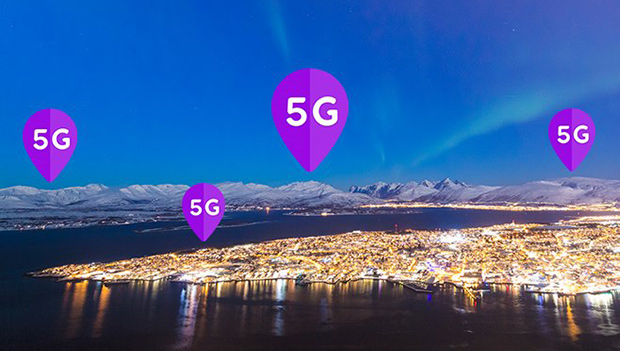 Tromsø med 5G fra Telia