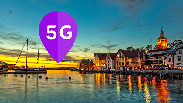 Stavanger får 5G fra Telia