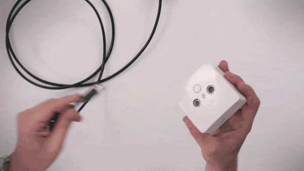 Gif of cable to antenna