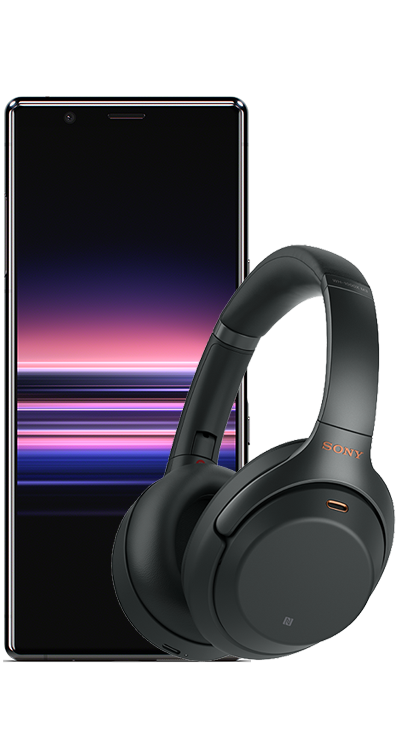 Velg Sony Xperia 5 med SVITSJ og få en WH1000-XM3